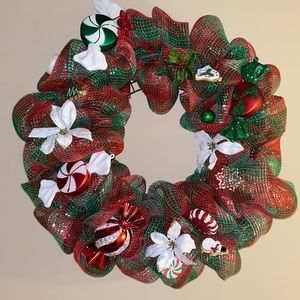 Christmas Plaid Wreath